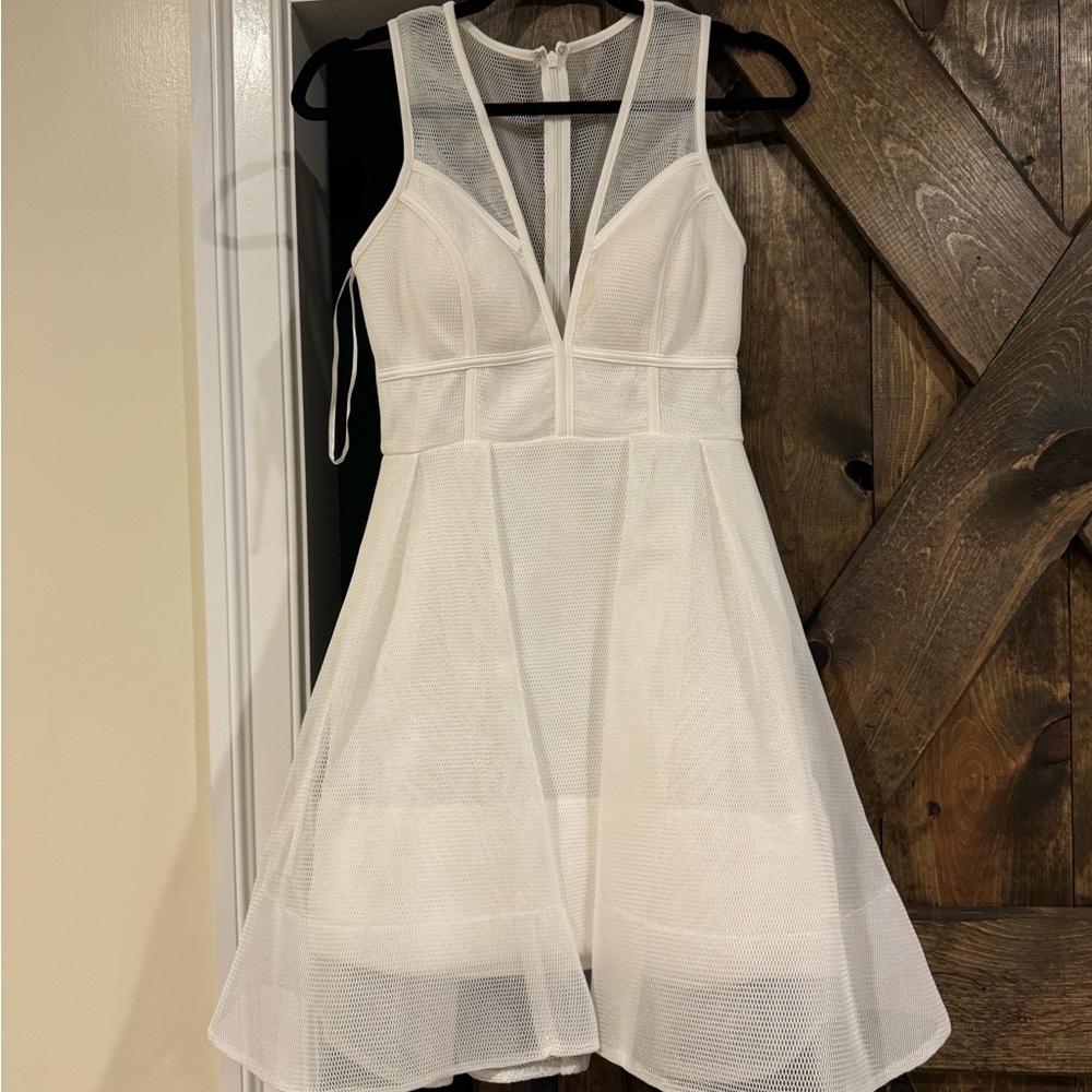 Brand new with tags dress by Blithe - white and mesh